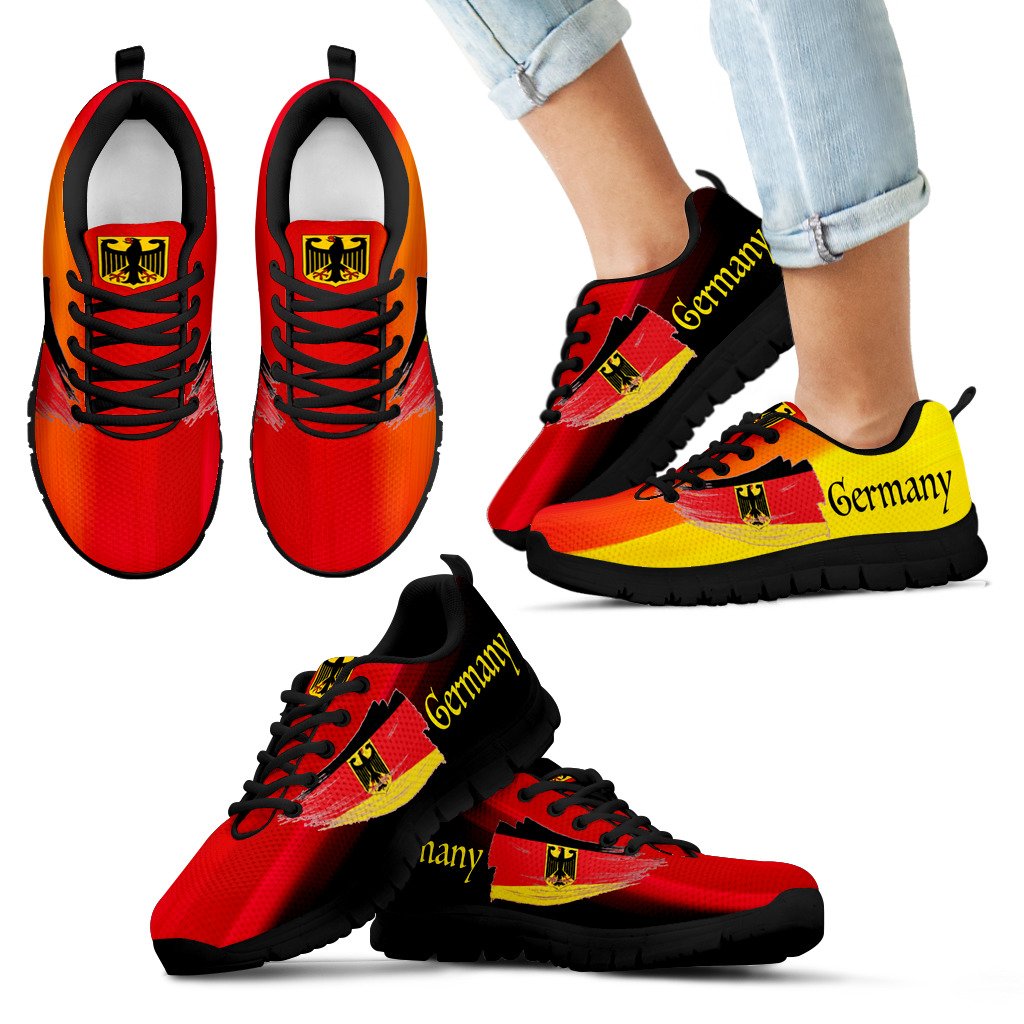 Germany Sneakers (Shoes) - Germany Flag And Coat Of Arms Men's/Women's/Kid's