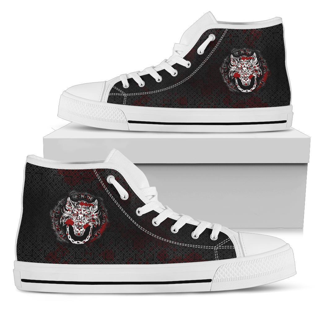 Viking High Top Shoes Fenrir Viking Blood 3D RLT12