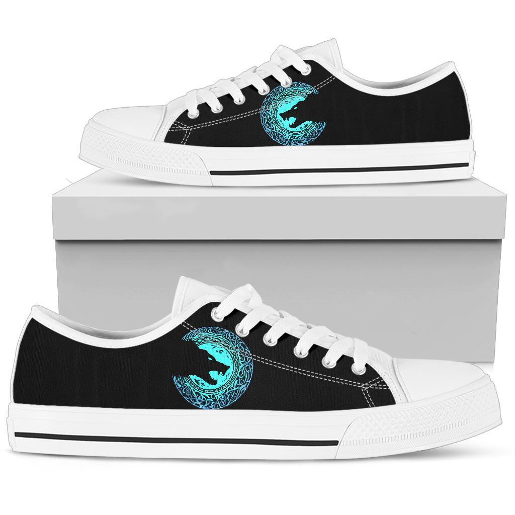 Viking Low Top Shoes Fenrir Norse Wolf RLT12