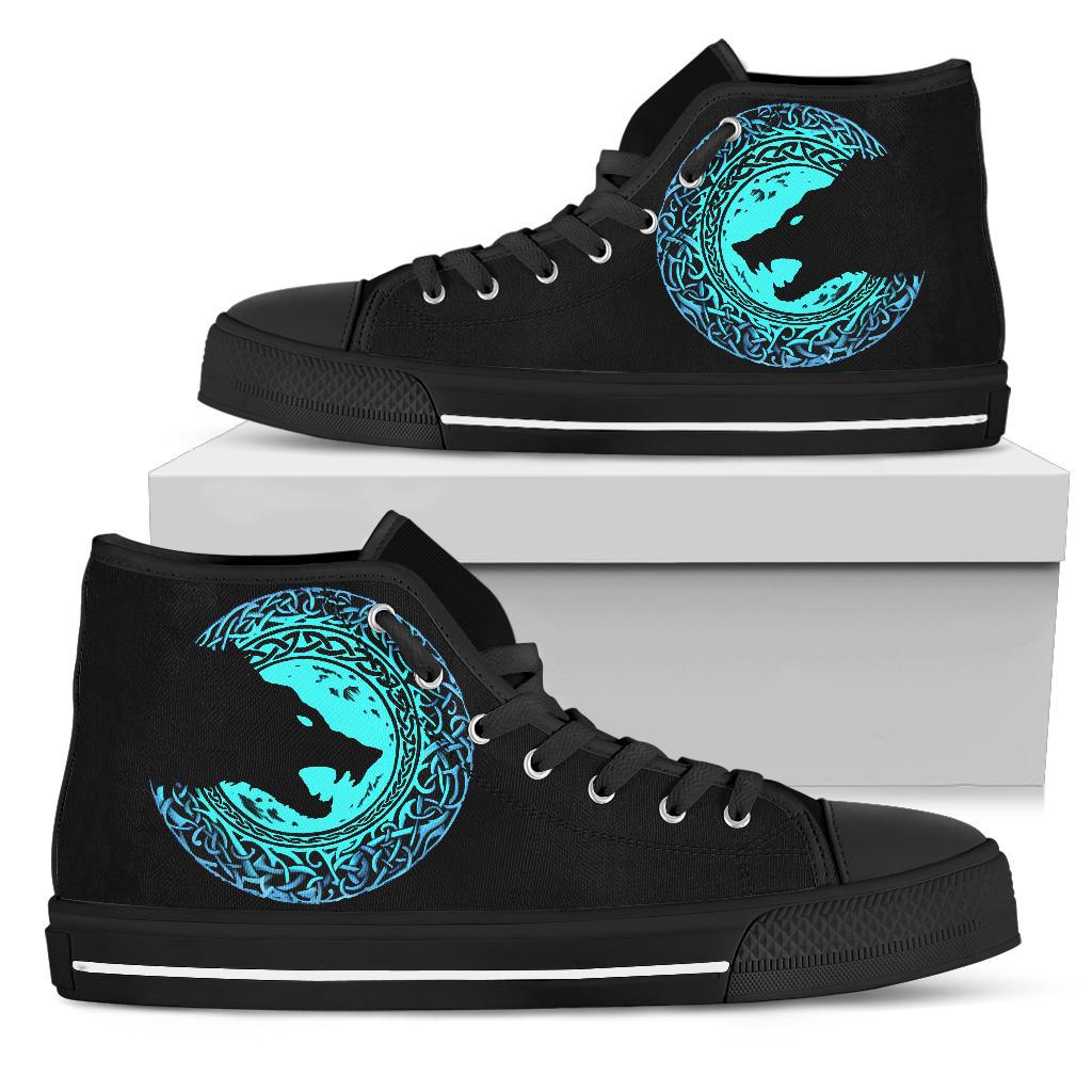 Viking High Top Shoes Fenrir Norse Wolf RLT12