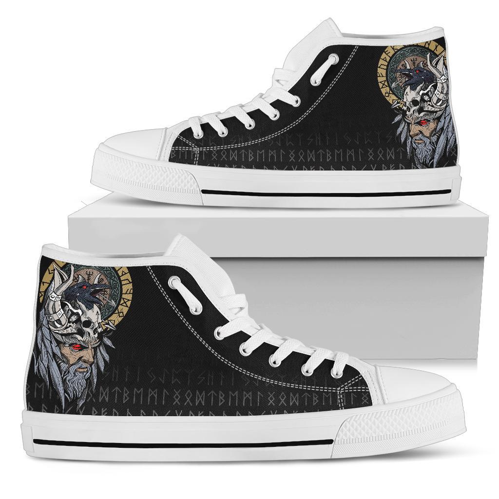 Viking Odin Raven High Top Shoes RLT12
