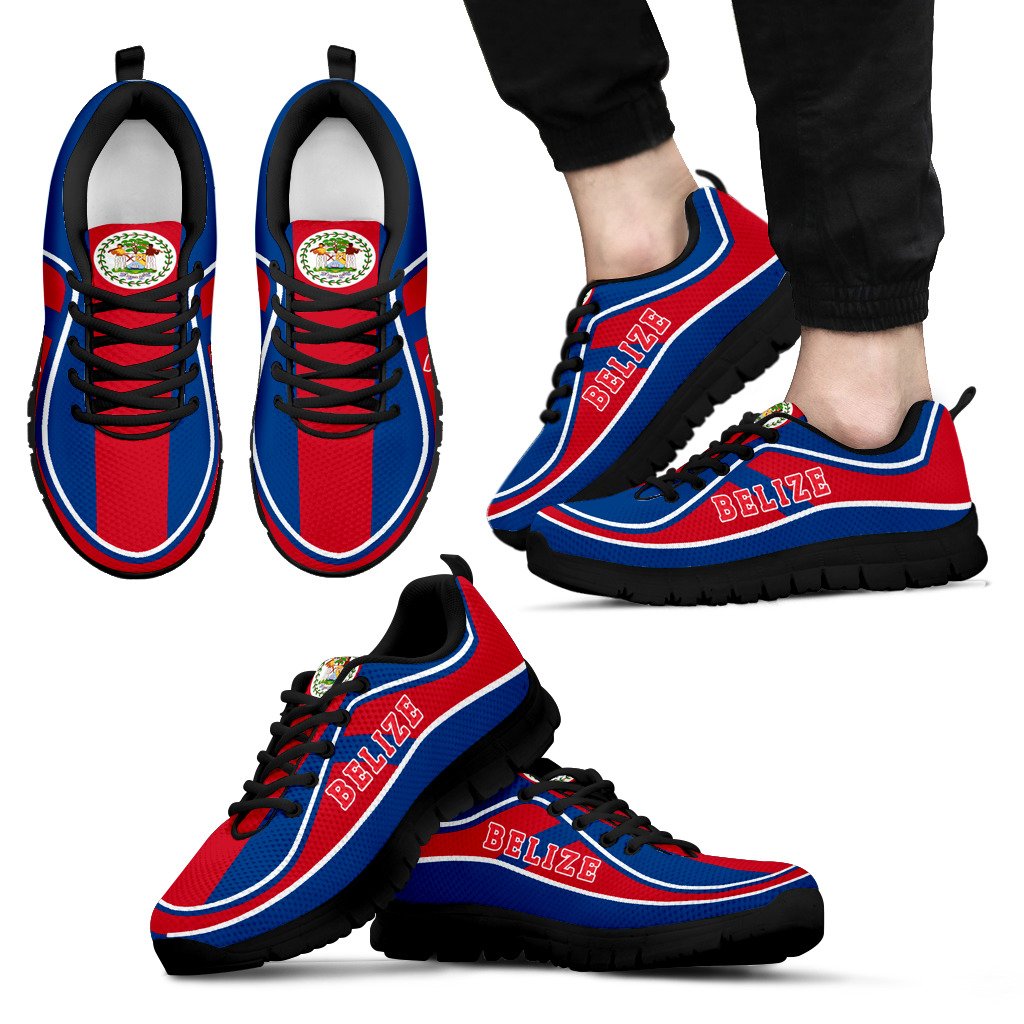 Belize Flag Color Sneakers