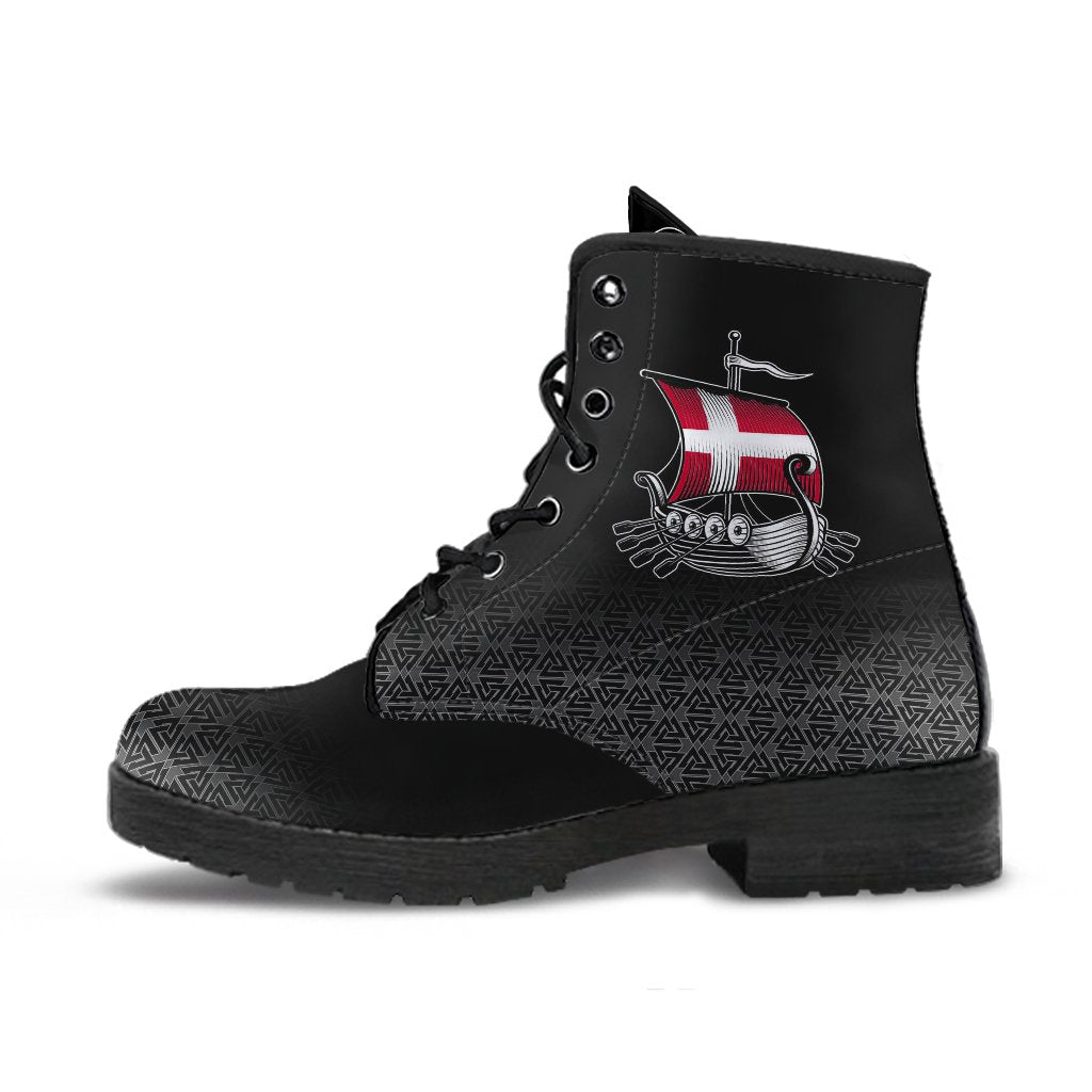 Viking Leather Boots Danish Drakkar RLT12