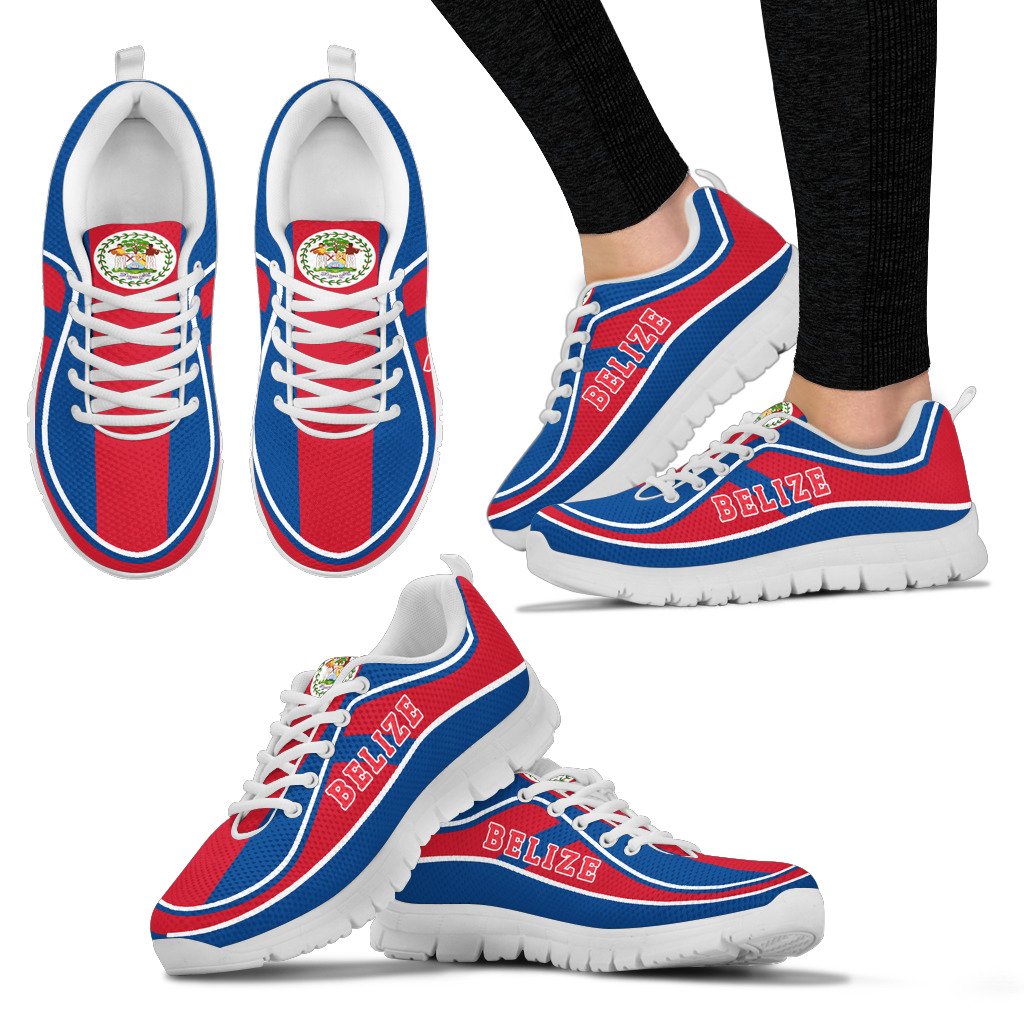 Belize Flag Color Sneakers