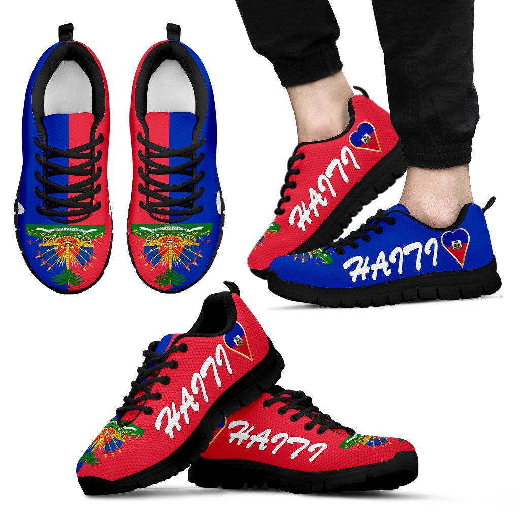 Haiti Flag Sneakers