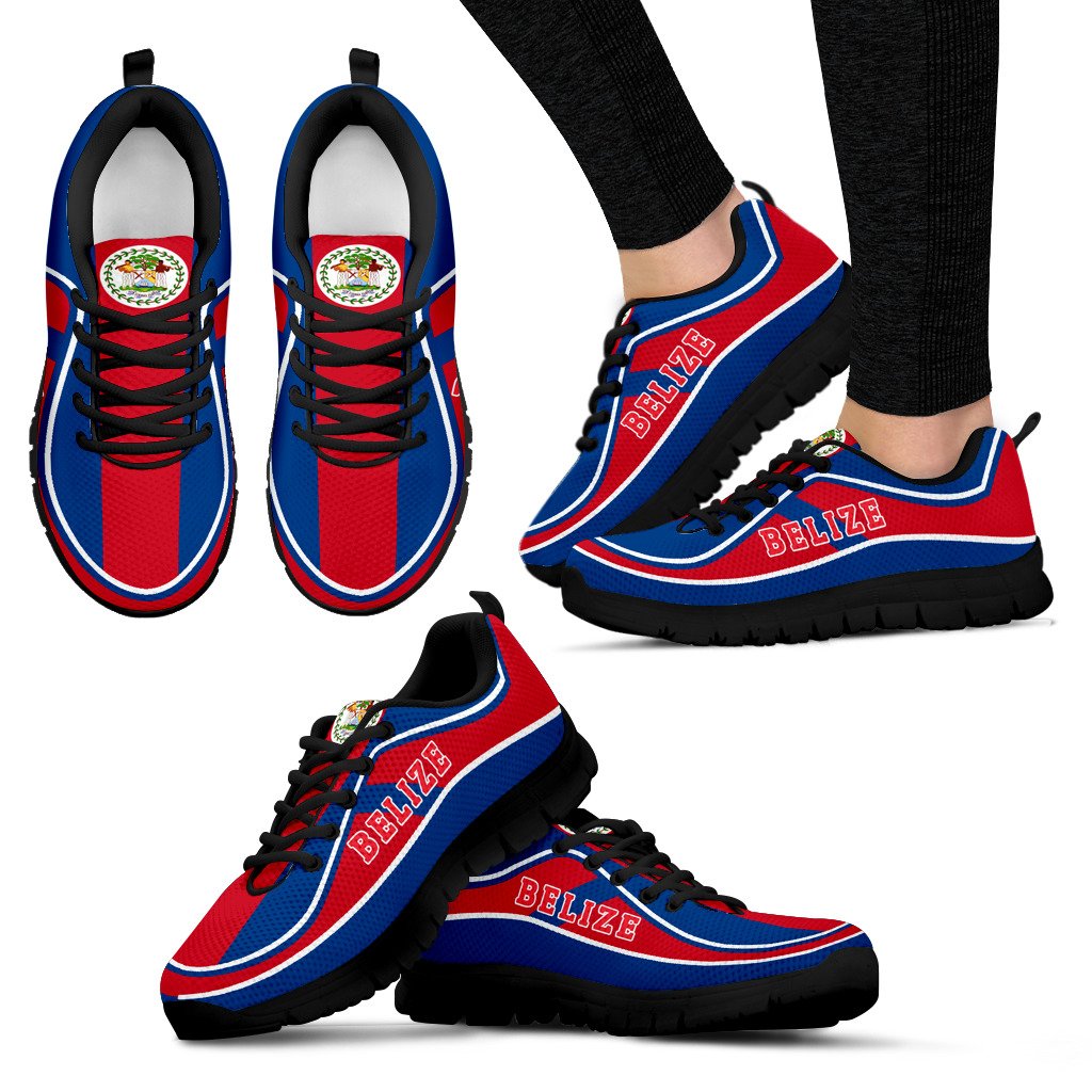 Belize Flag Color Sneakers