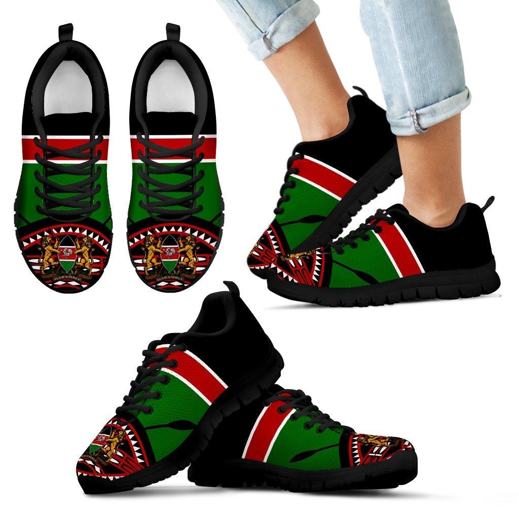 Kenya Lion Sneakers Maasai Shield