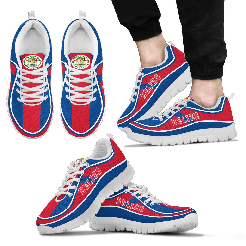 Belize Flag Color Sneakers