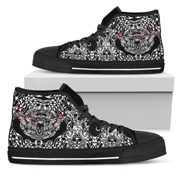 Viking High Top Shoes, Raven Blood RLT12