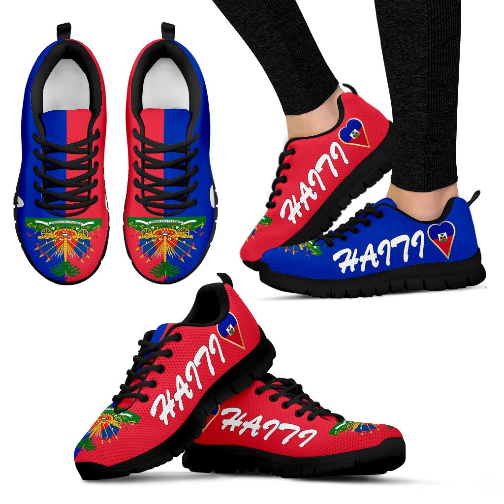 Haiti Flag Sneakers