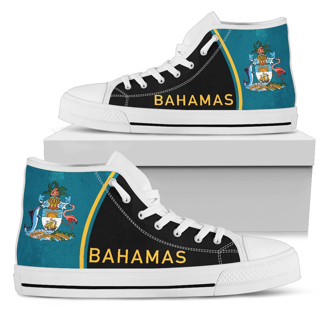 Bahamas High Top Canvas Shoes - Curve Version