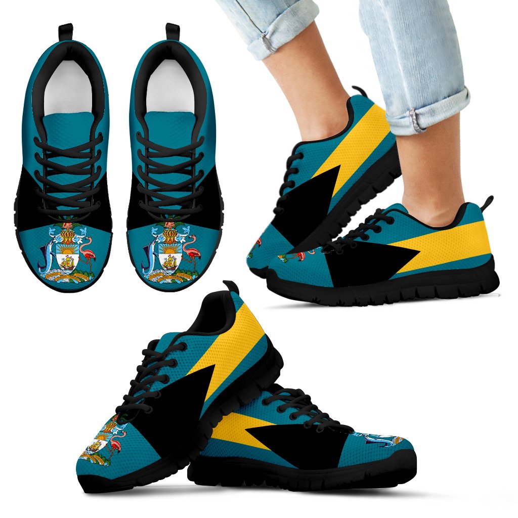 Bahamas Shoes - Flag And Coat Of Arms Sneakers 2