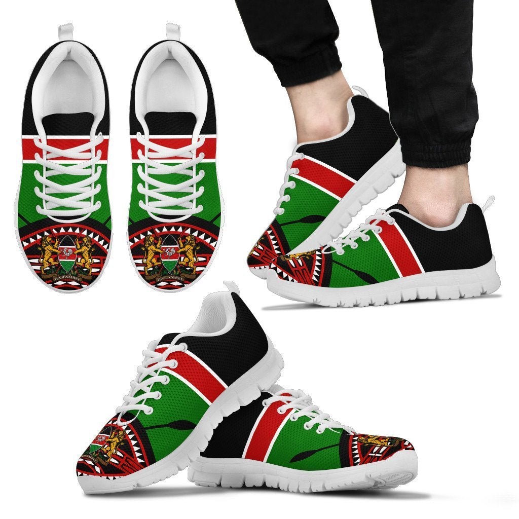 Kenya Lion Sneakers Maasai Shield