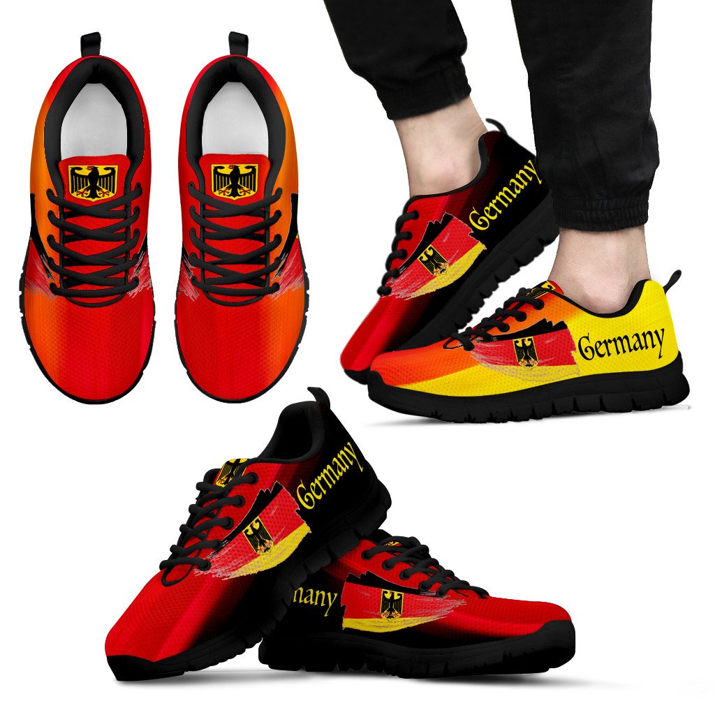 Germany Sneakers (Shoes) - Germany Flag And Coat Of Arms Men's/Women's/Kid's