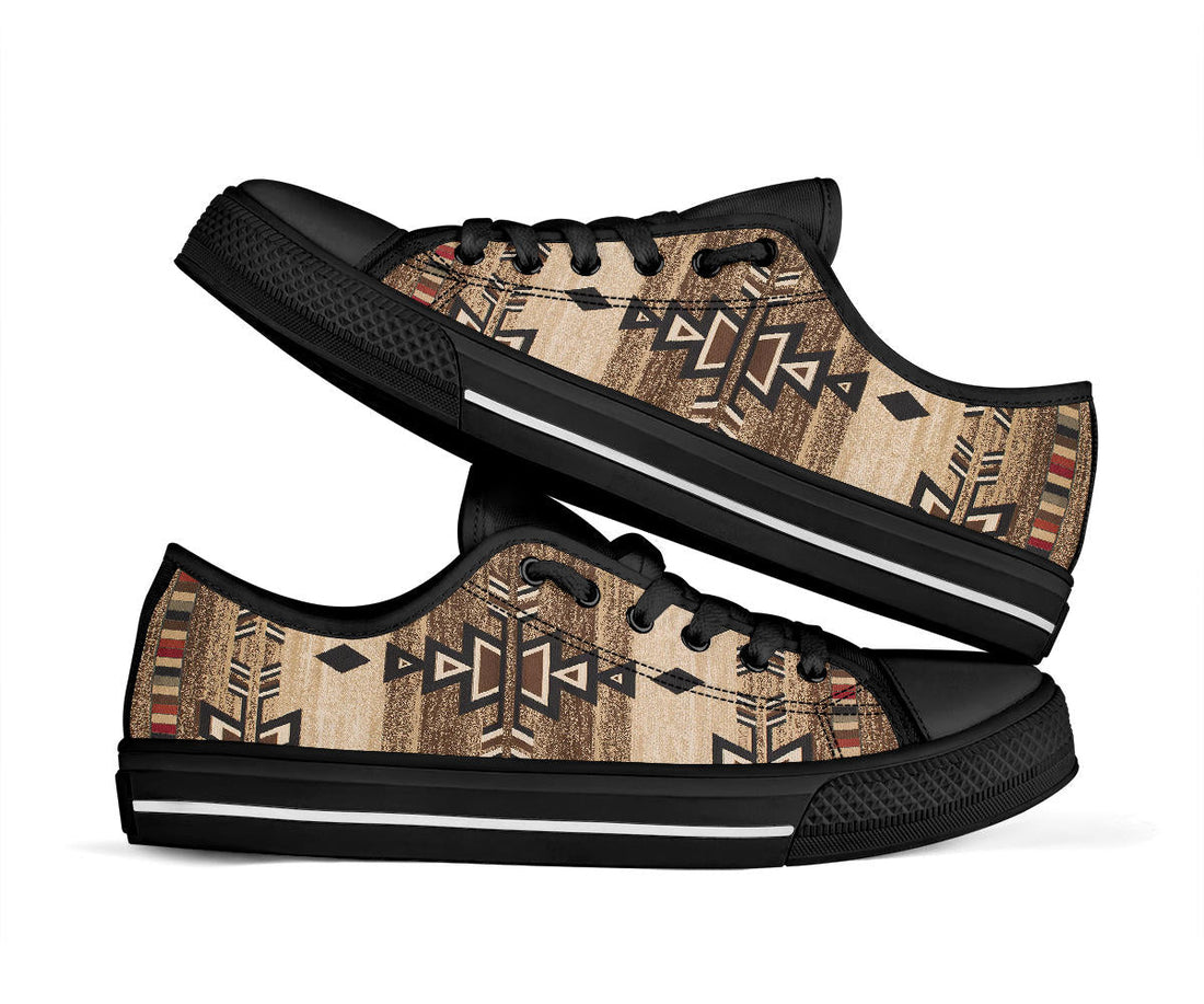 Brown Arrow Native American No Box Low Top Shoes LT10