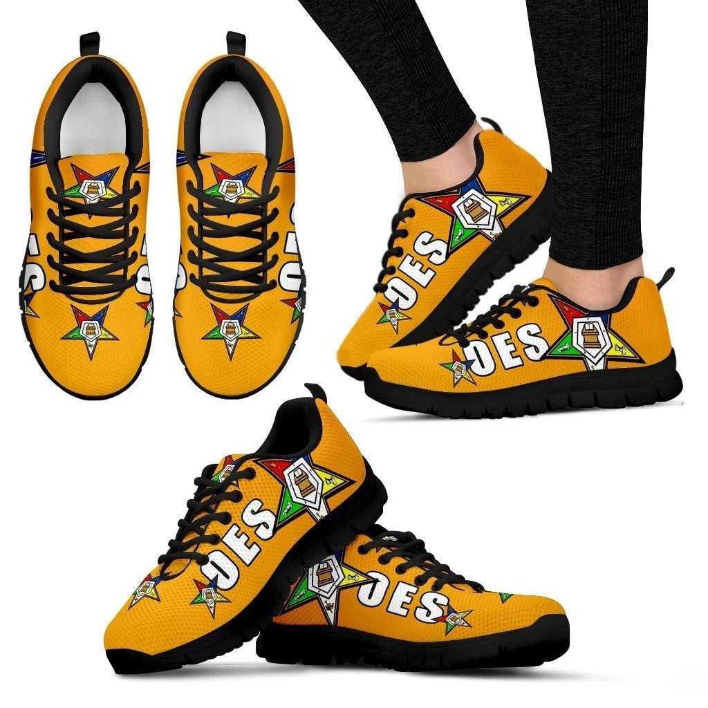 African Shoes - OEStar Yellow Sneakers