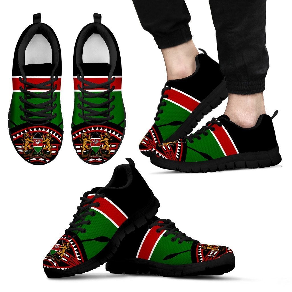 Kenya Lion Sneakers Maasai Shield