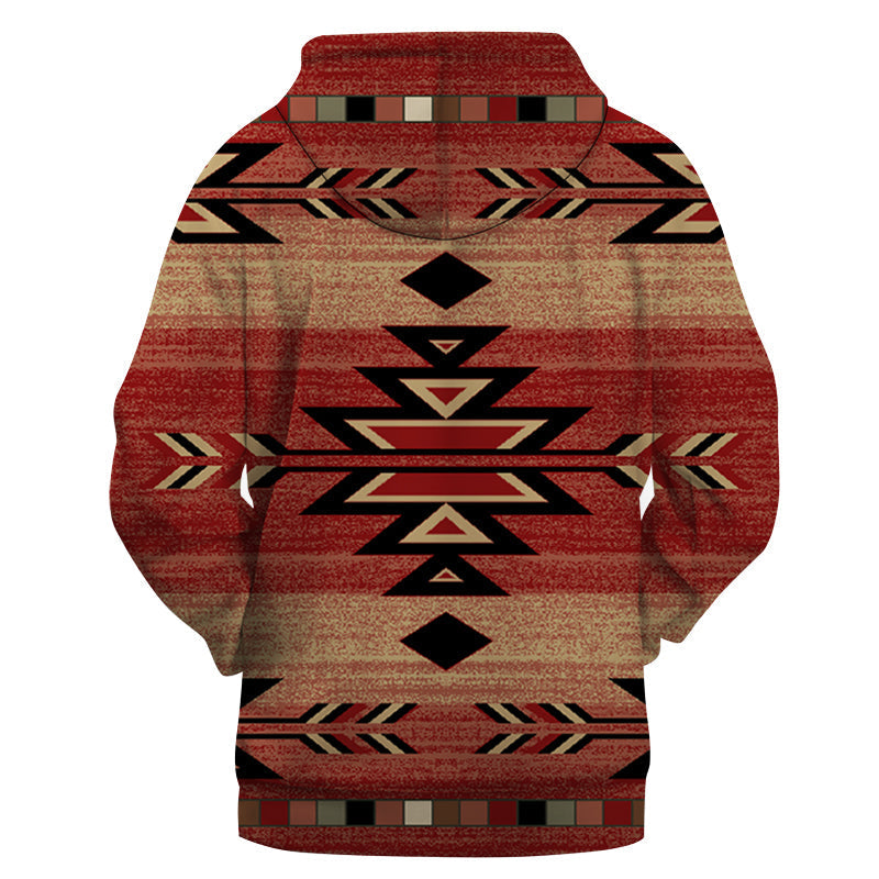 Red Arrow Native American 3D Hoodie LT10