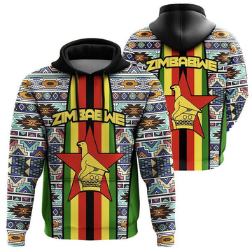 AfricanHoodie - Zimbabwe Ndebele Pullover