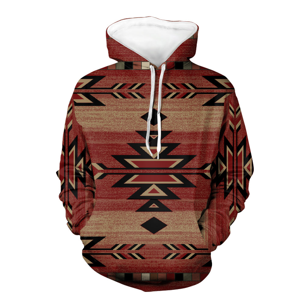 Red Arrow Native American 3D Hoodie LT10