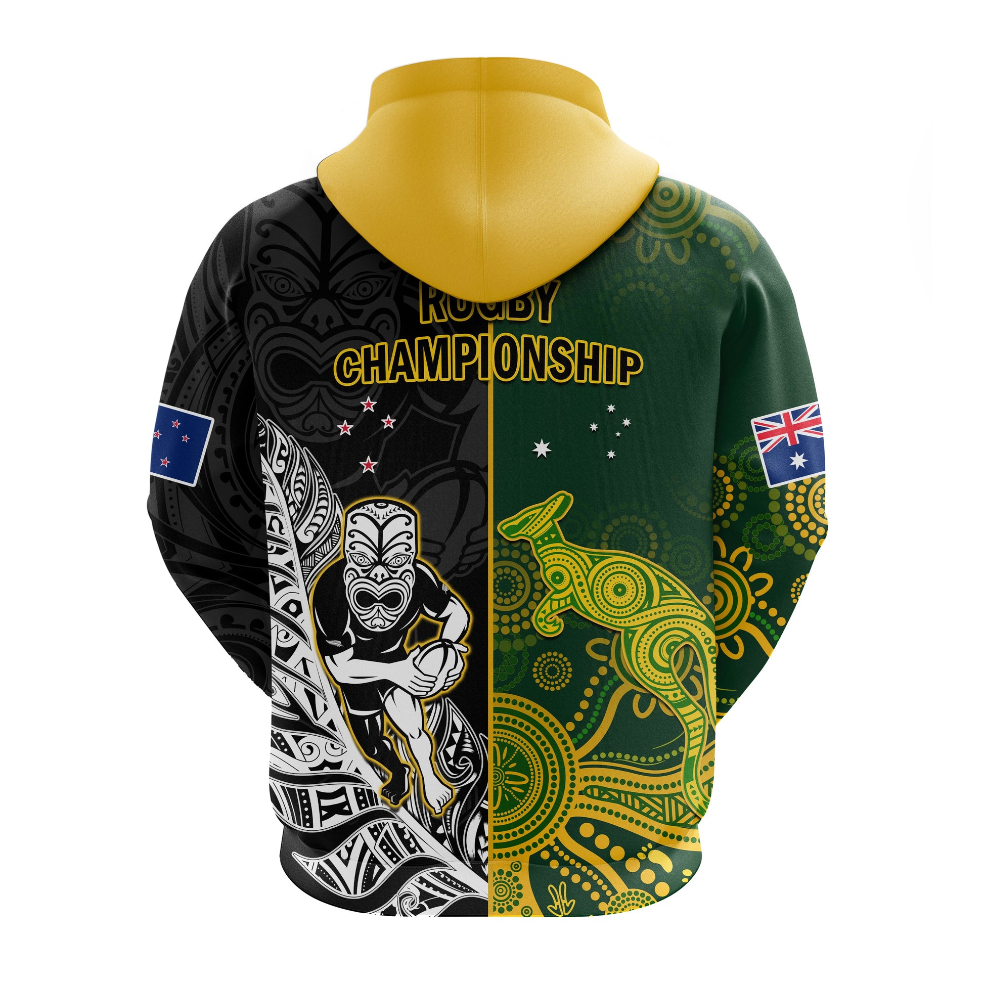 Australia Rugby Mix Aotearoa Rugby Hoodie Wallabies All Black Special Version LT14