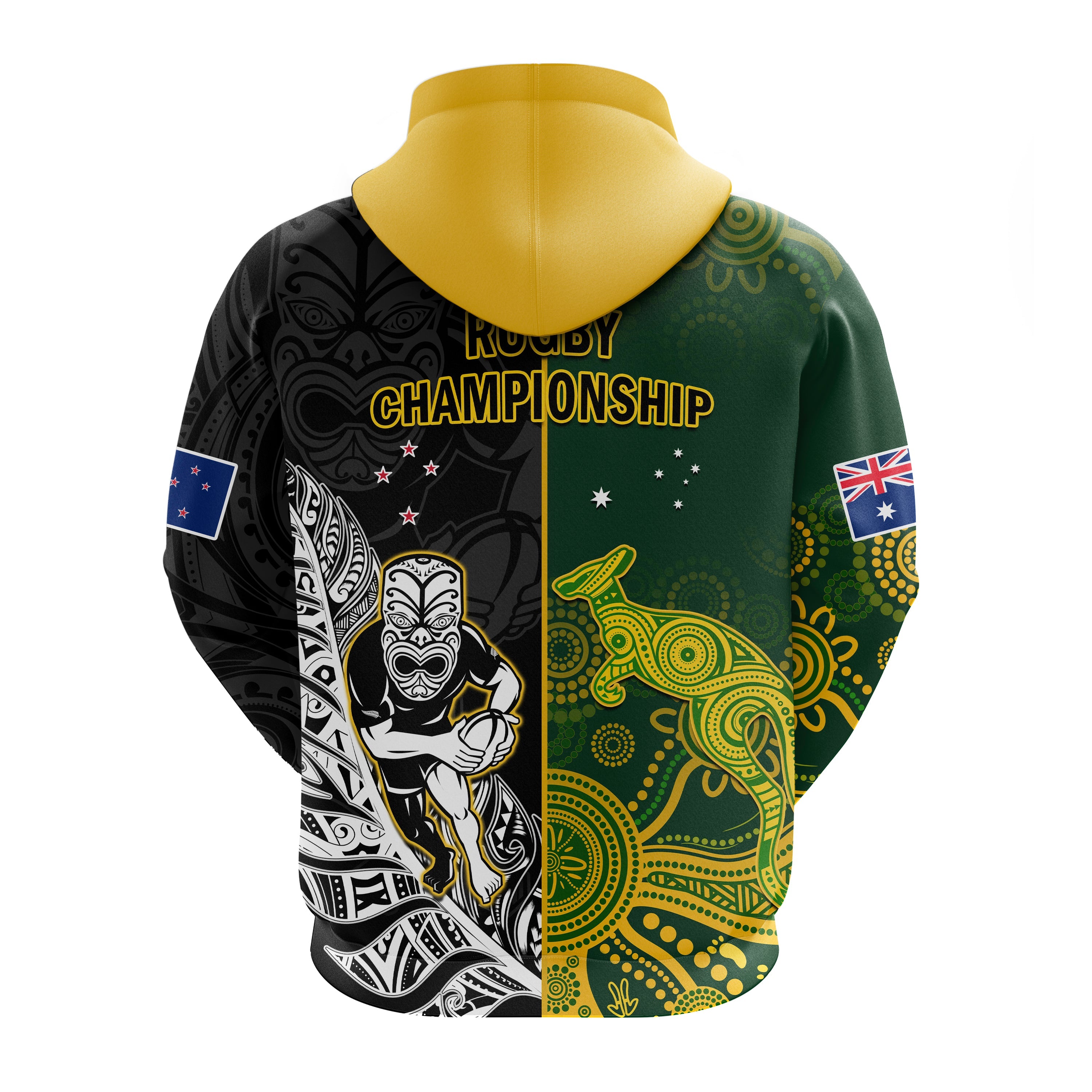 Australia Rugby Mix Aotearoa Rugby Hoodie Wallabies All Black Special Version LT14