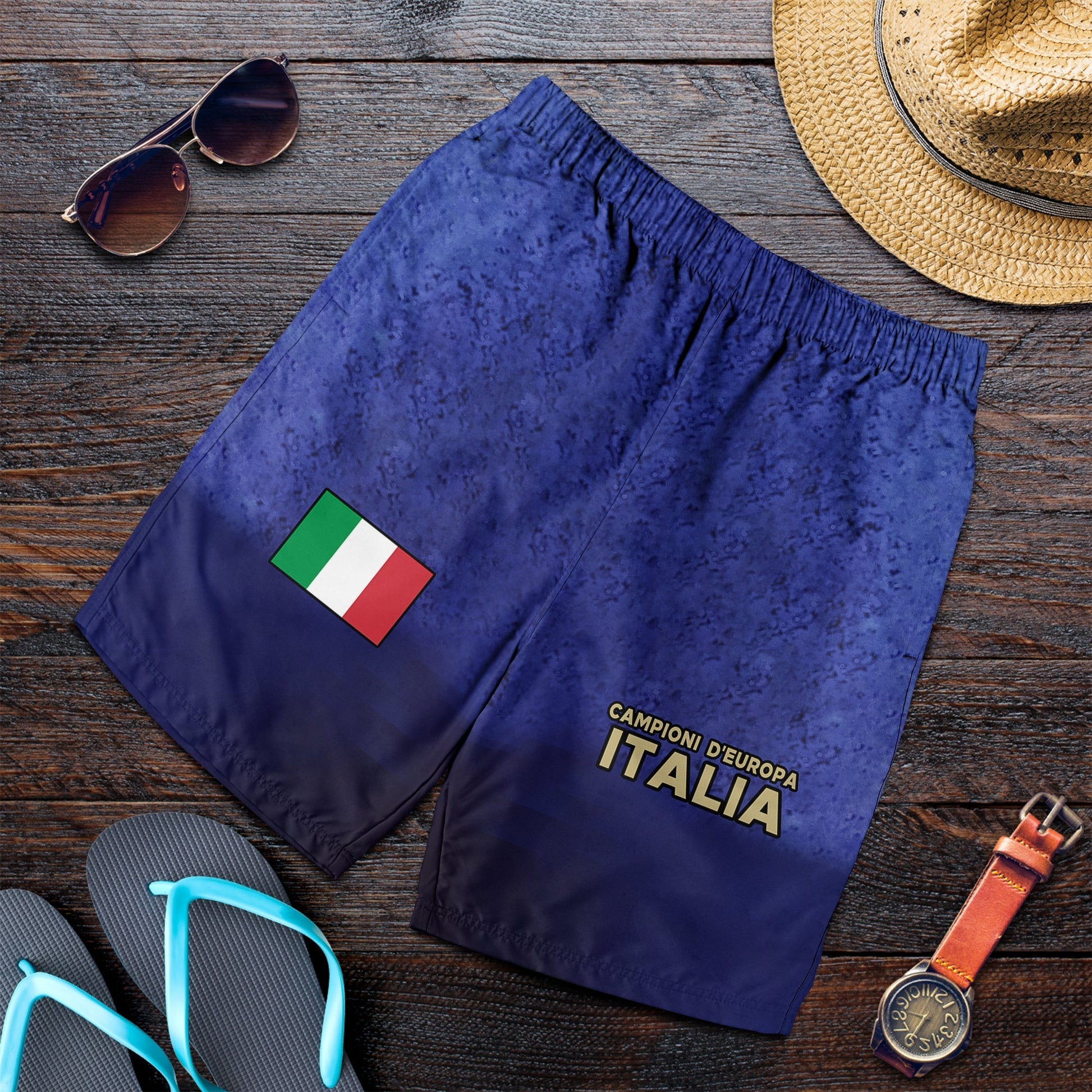 PROUD ITALIA Men Shorts Campioni D'Europa LT13