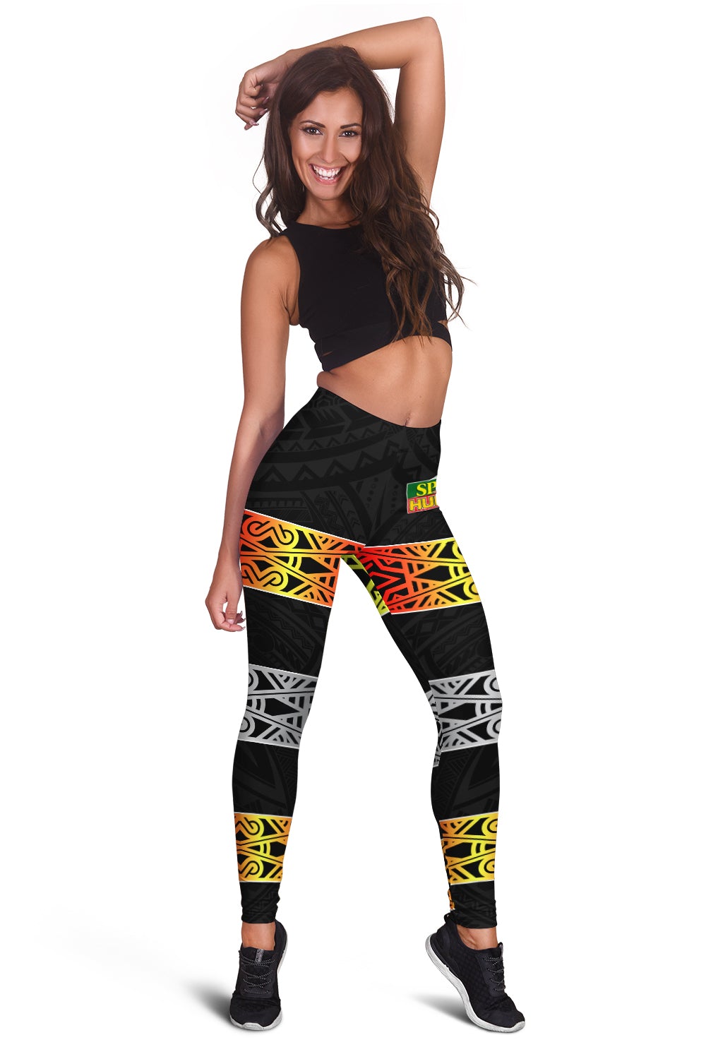 The Hunters PNG Women Leggings Papua New Guinea Hunters Rugby LT13