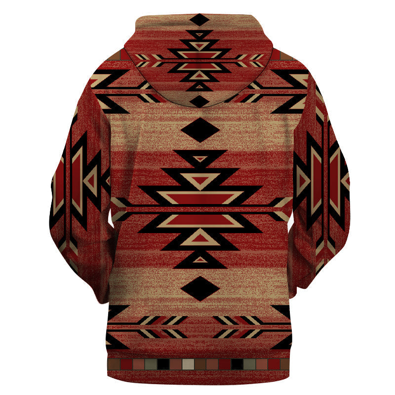 Red Arrow Native American 3D Hoodie LT10