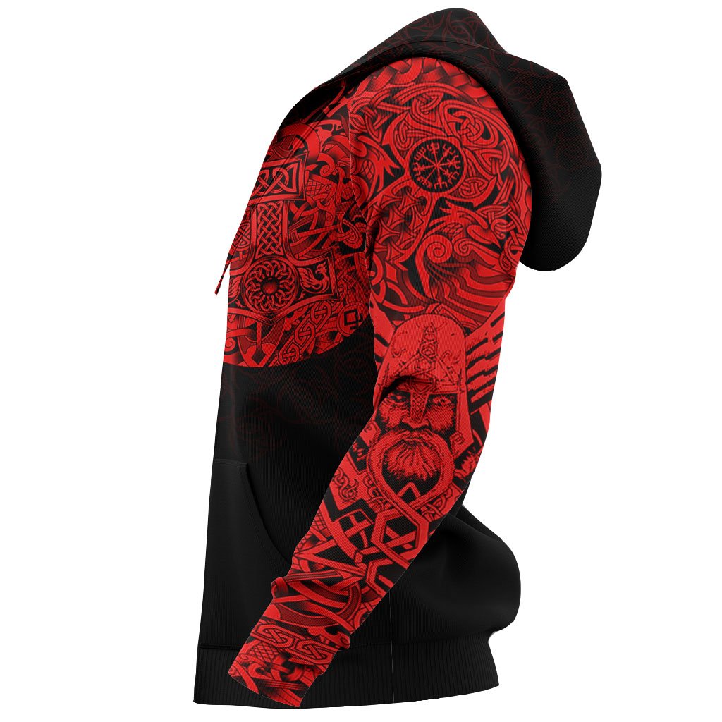 Viking Odin Norse Valhalla - Best Viking Tattoo Hoodie RLT12