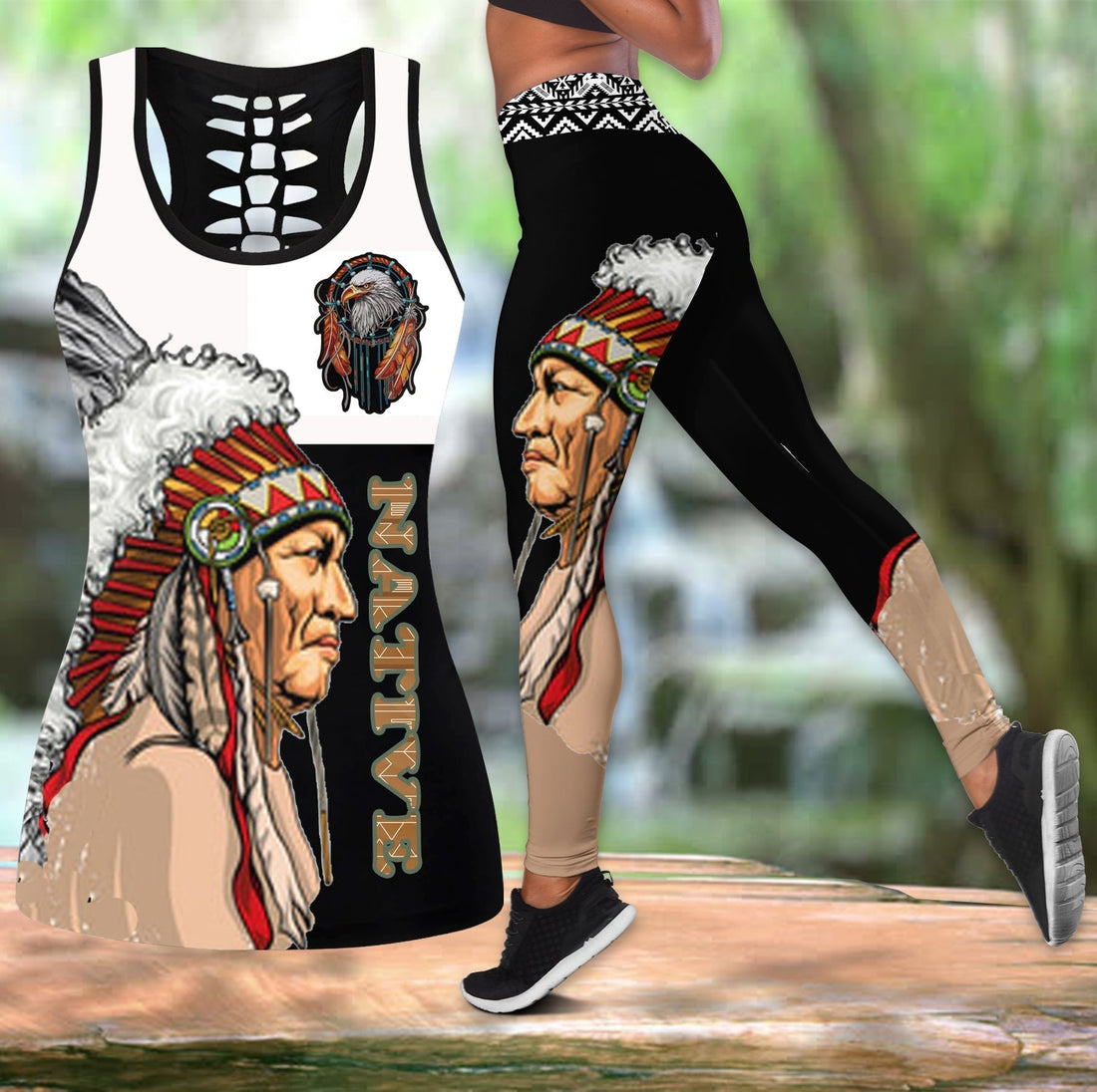 Native American The Chief Tank Top and Leggings Set LT10