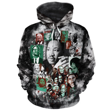 African Hoodie Vintage Mosquitohead Civil Rights Leaders Hoodie