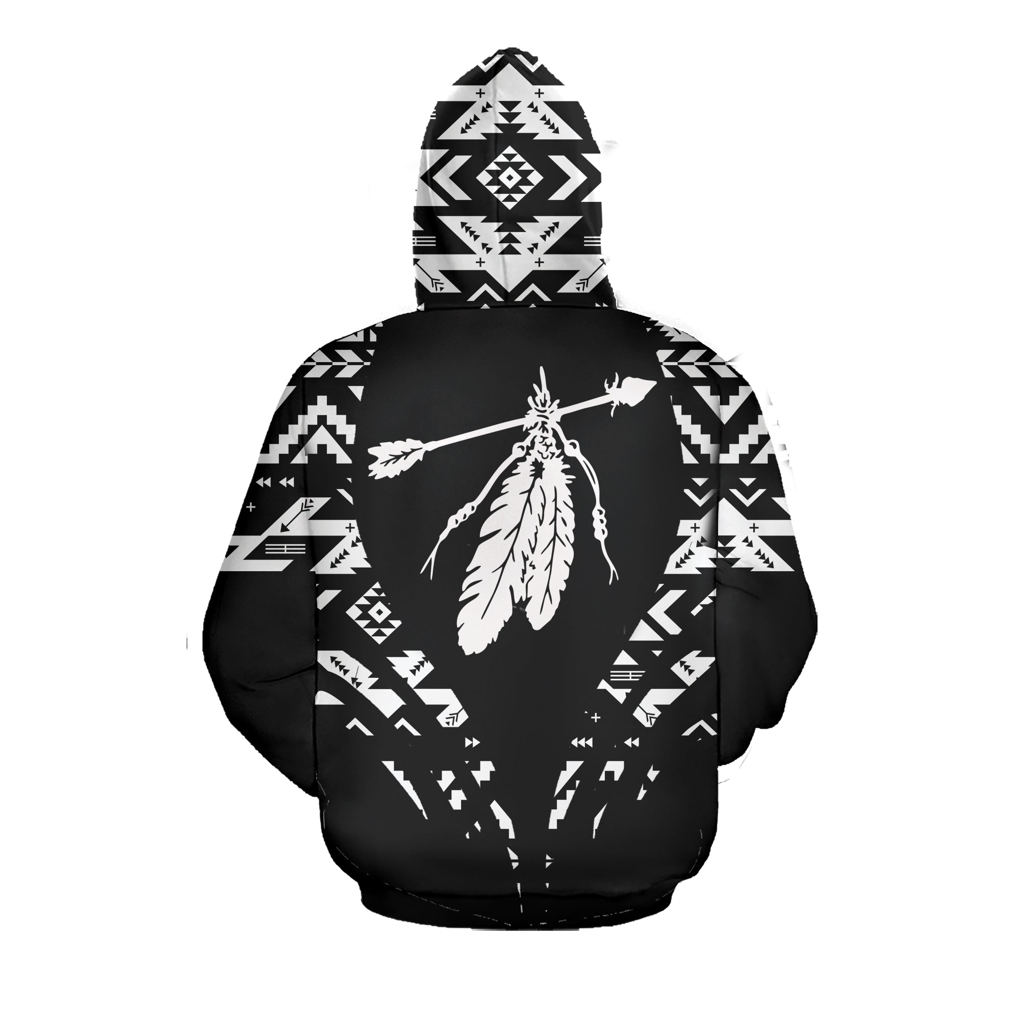Feather and Arrow Native American 3D Hoodie LT10
