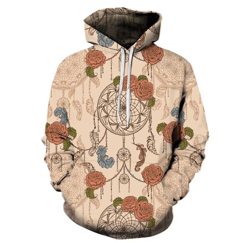 Rose Dreamcatcher Native American All Over Hoodie LT10