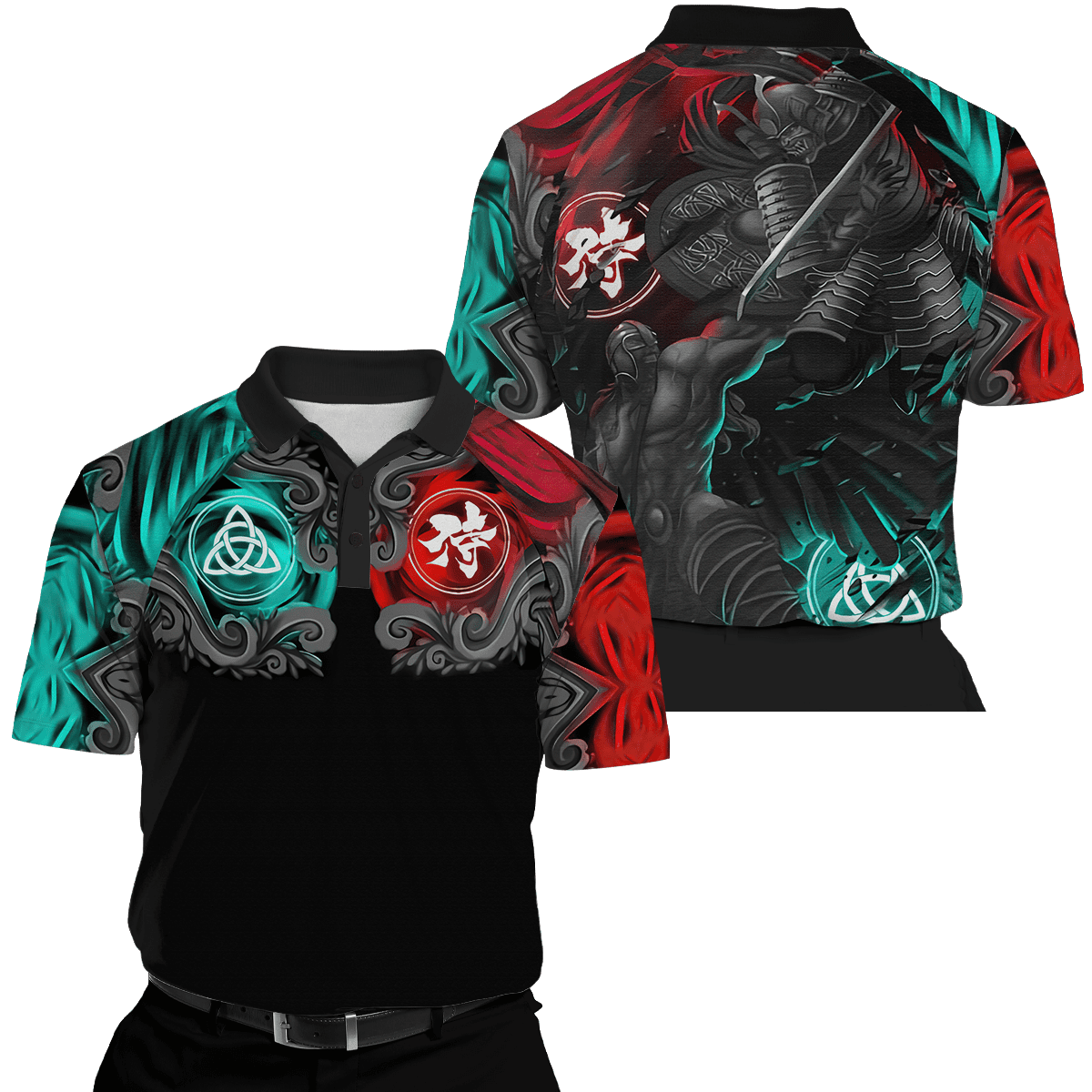 Viking Clothing Viking Japan 3D Polo Shirt RLT12