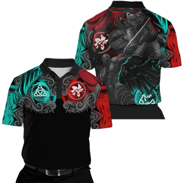 Viking Clothing Viking Japan 3D Polo Shirt RLT12