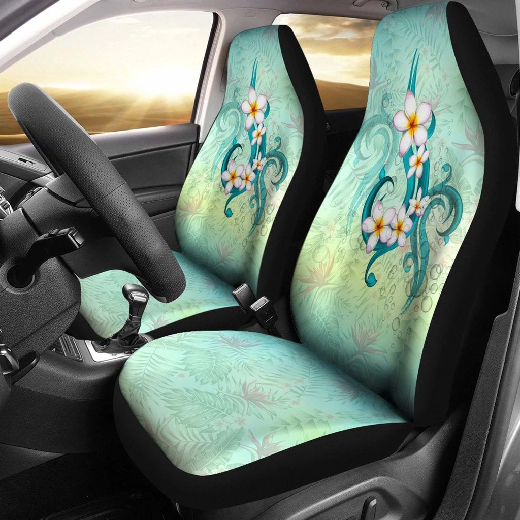 Hawaiian Car Seat Covers - Hawaii Plumeria Flower