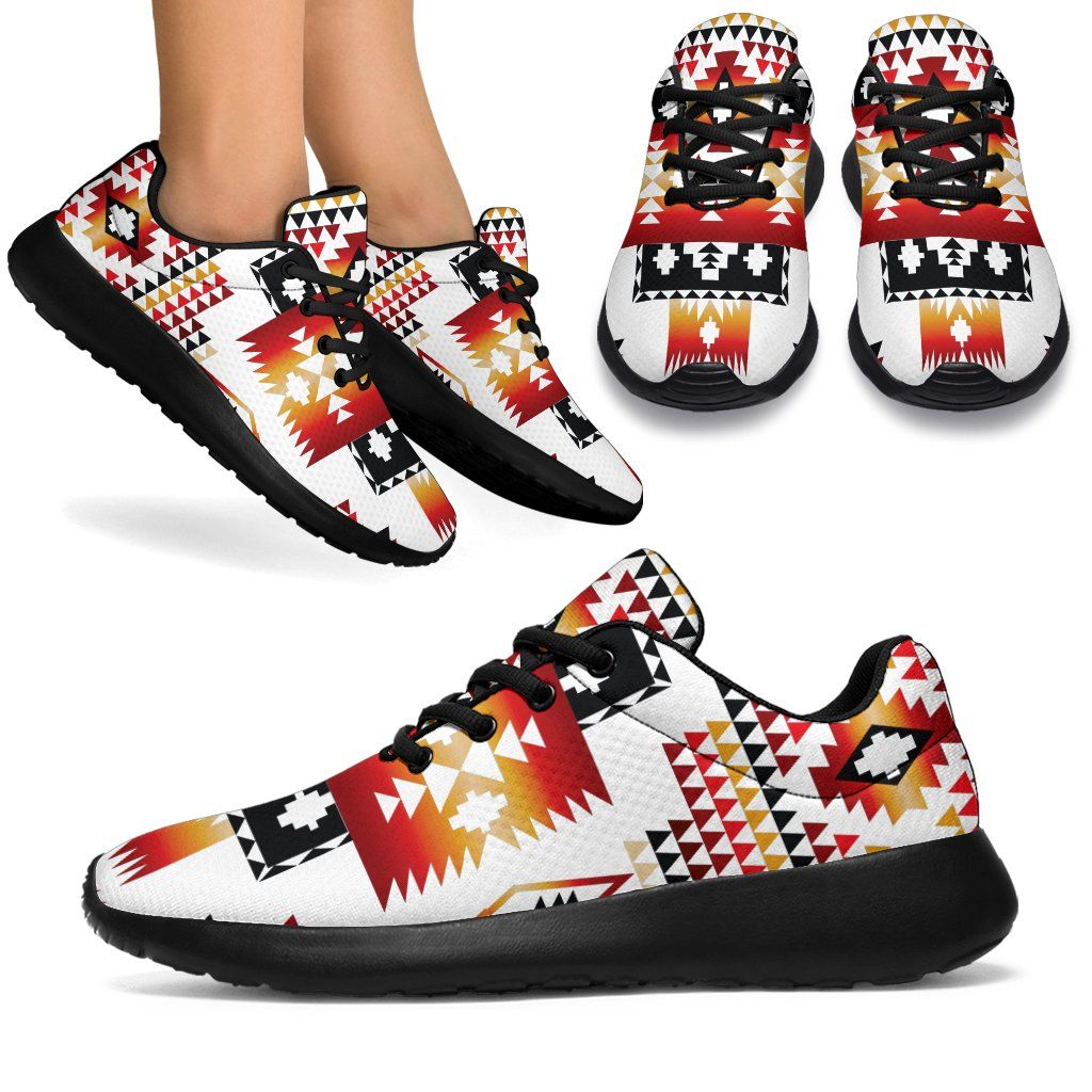 White Native Tribes Native American Sport Sneakers LT10