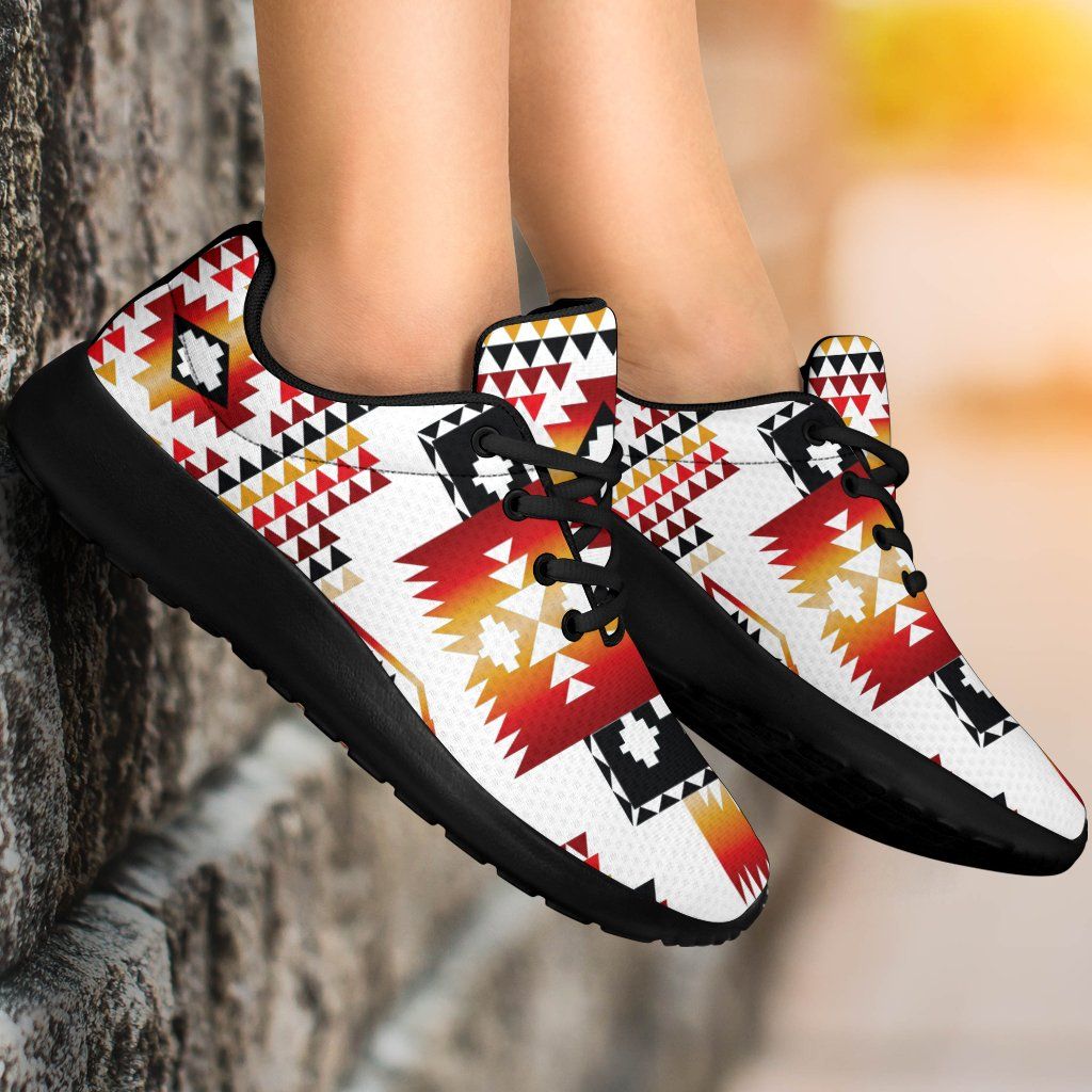 White Native Tribes Native American Sport Sneakers LT10