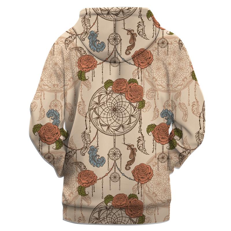 Rose Dreamcatcher Native American All Over Hoodie LT10