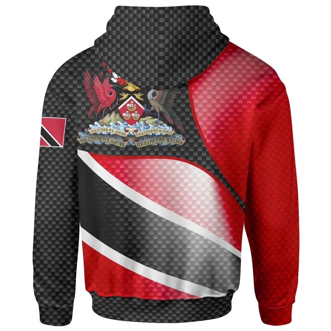 Trinidad and Tobago Hoodie Trinidad and Tobago Flag RLT6