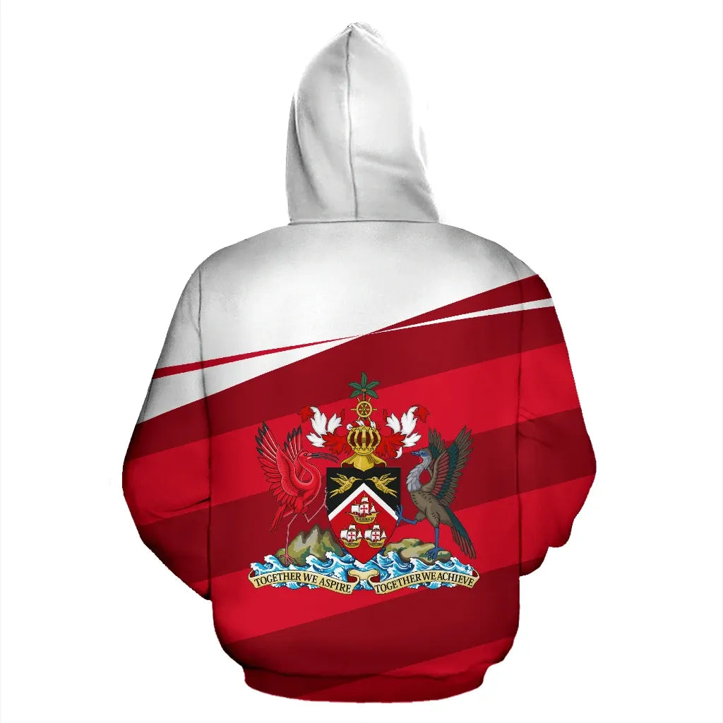 Trinidad and Tobago Flag Hoodie Vivian Style 6 RLT6