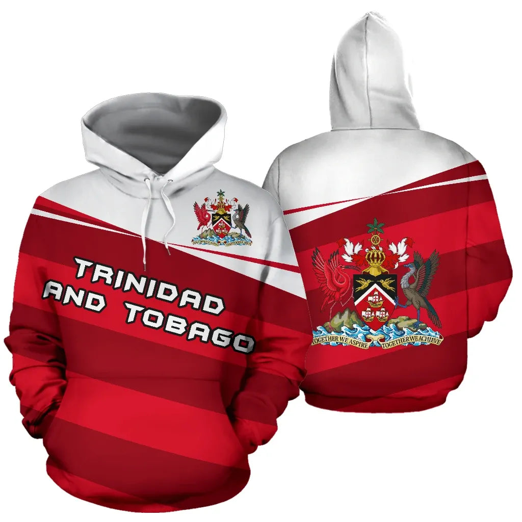 Trinidad and Tobago Flag Hoodie Vivian Style 6 RLT6