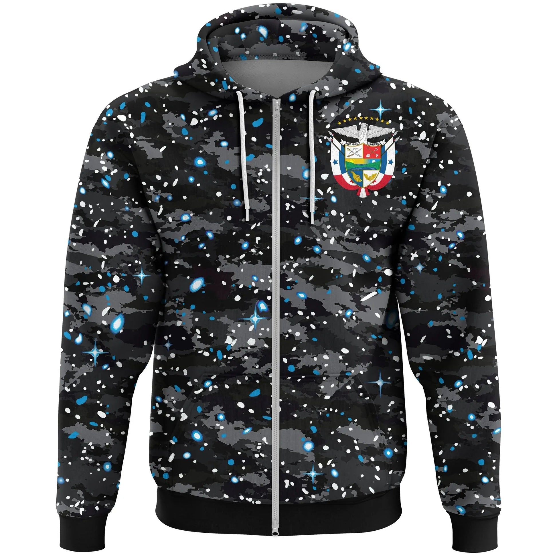 Panama Hoodie Space Camo Zip RLT13