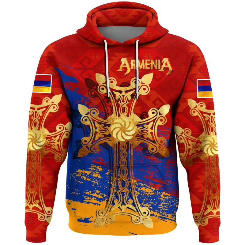 Armenia Khachkar, Armenian Cross Hoodie Special RLT8