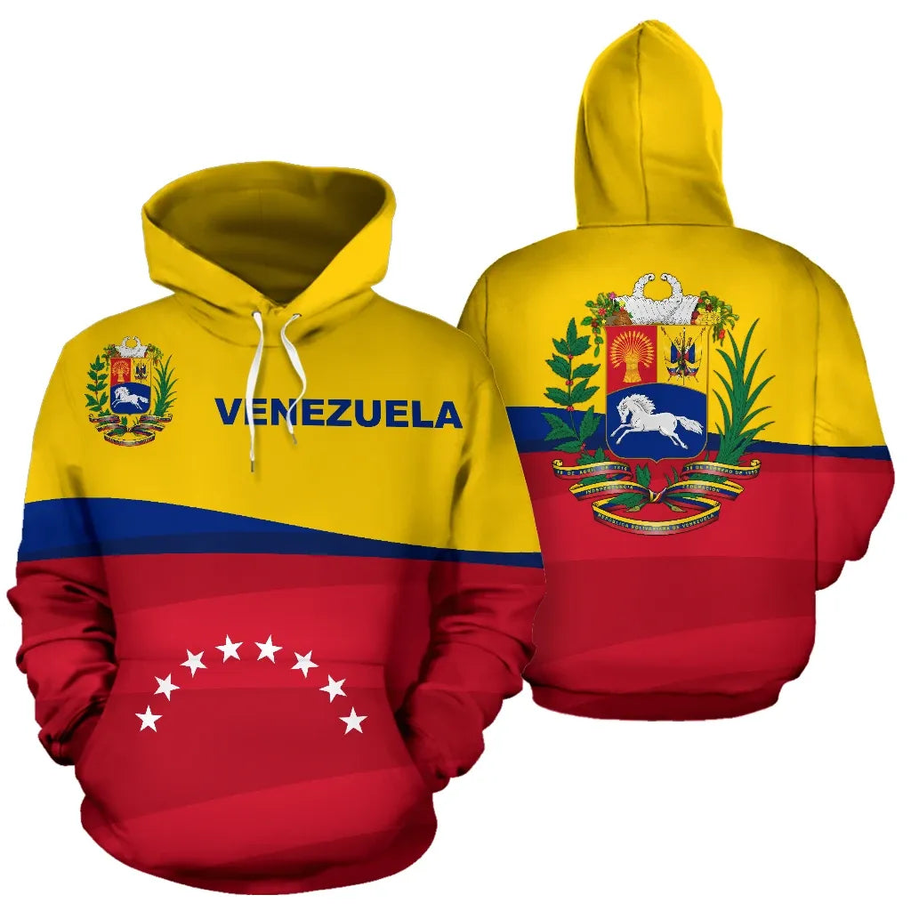 Venezuela Hoodie Ball Style Blue RLT7