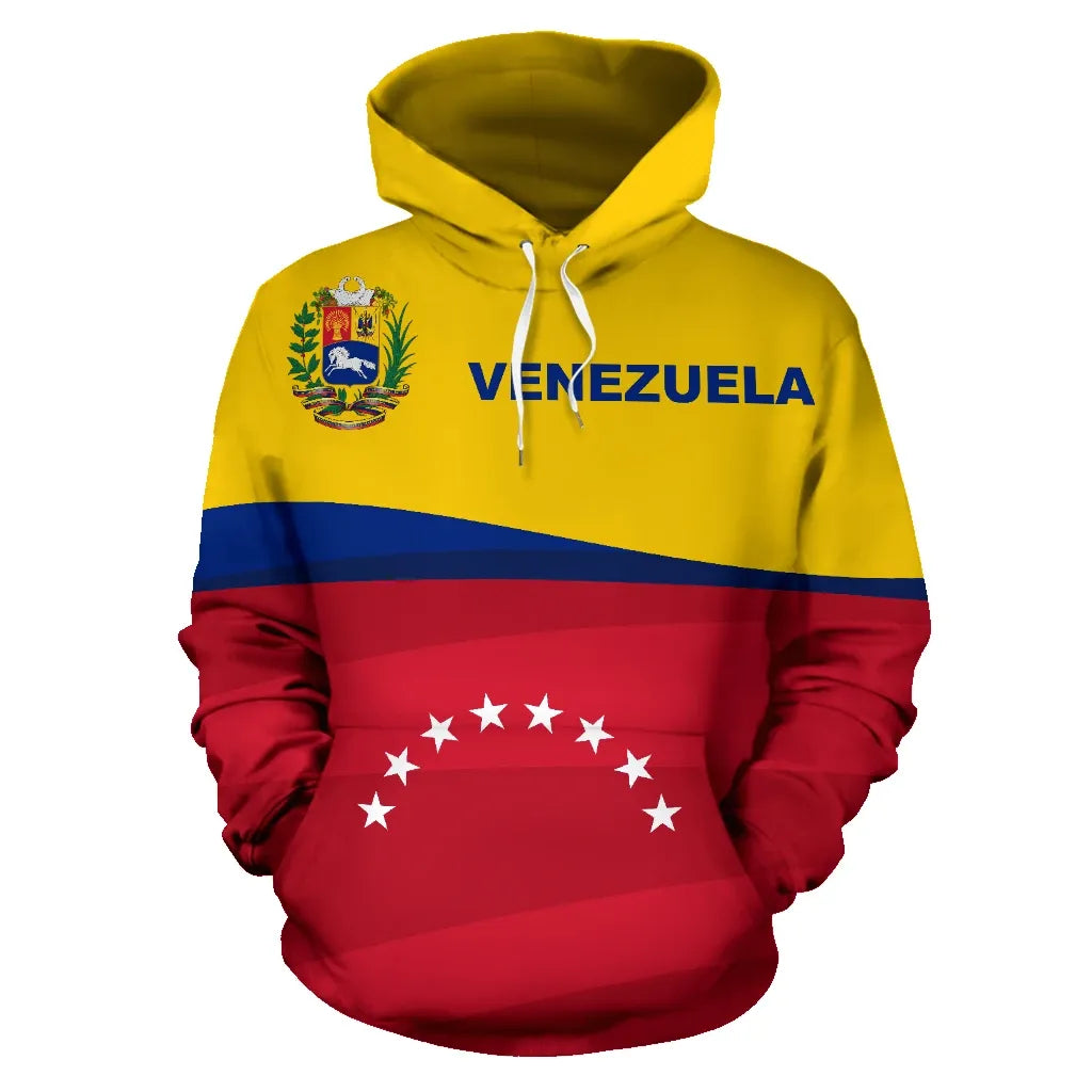 Venezuela Hoodie Ball Style Blue RLT7