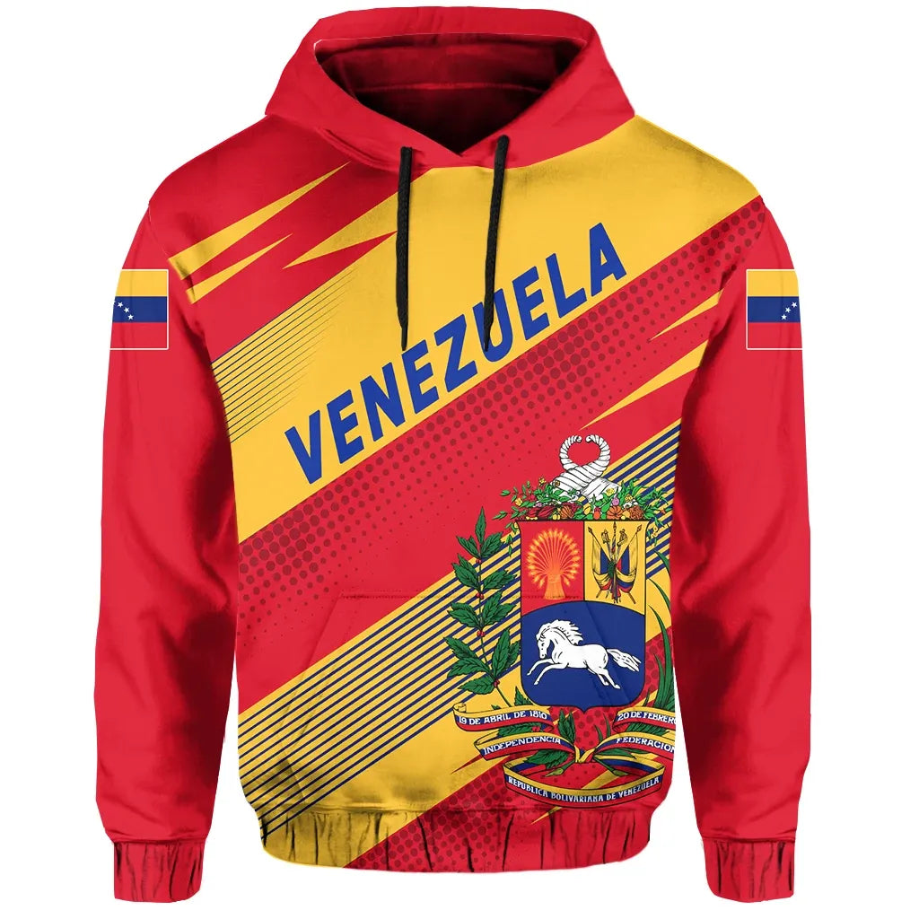 Venezuela Flag Hoodie Pride Version RLT7