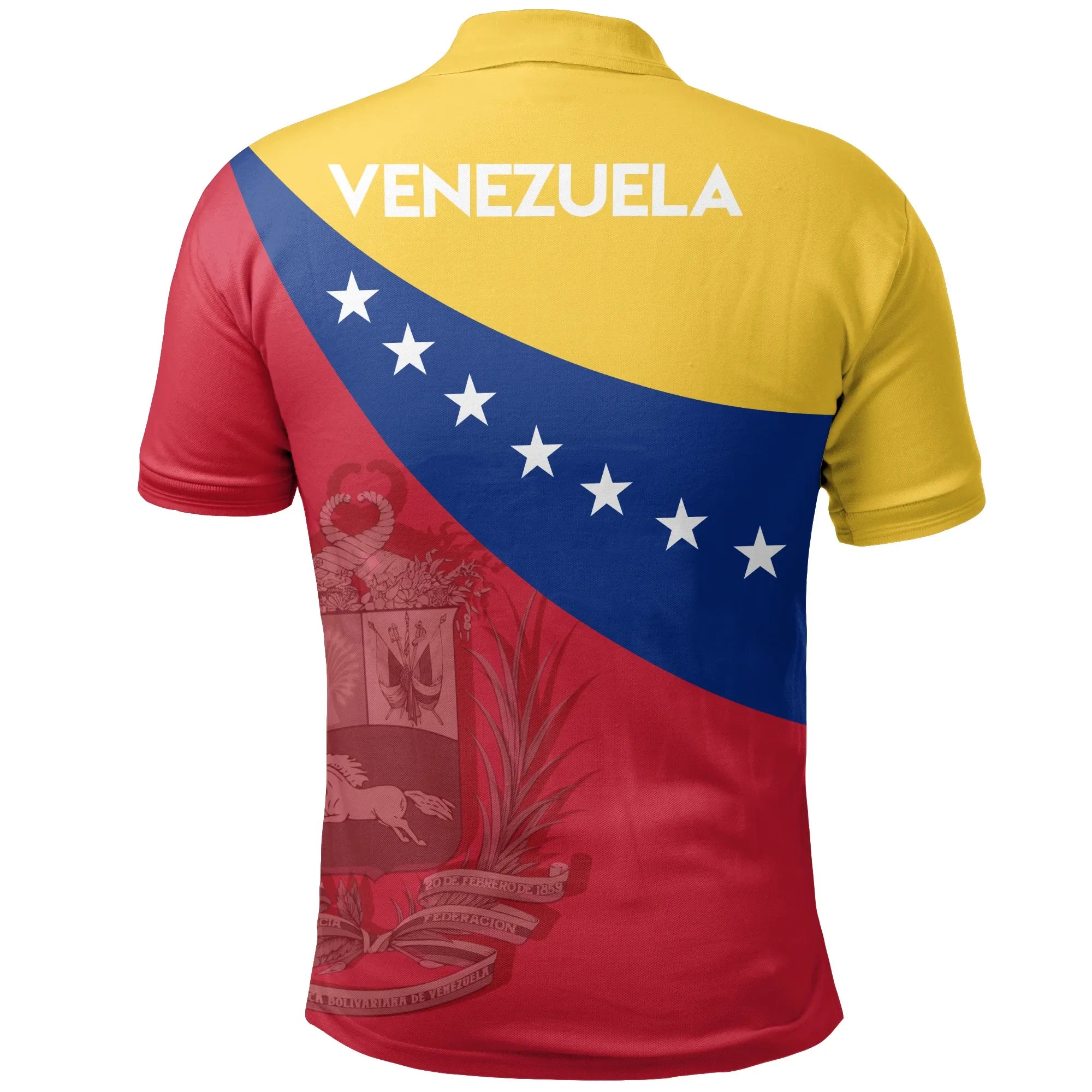 Venezuela Polo Shirt Flag Independence Day RLT7