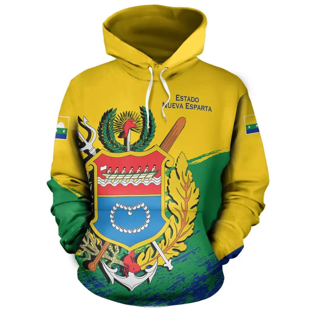 Venezuela Nueva Esparta Special Pullover Hoodie RLT7